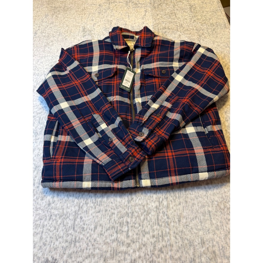 Alpine Design Womens Plaid Sherpa Lined Shirt Jacket Size S Ful Zip NWT‎